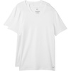 Nike Men’s All Day Cotton Stretch Short Sleeve Crewneck Undershirts (2-Pack)(White)