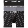 Nike Men’s Essential Micro Stretch Boxer Brief Underwear (3-Pack)(Nike Logo Print/Cool Grey/Black)