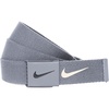 Nike Men’s Essentials Single Web Belt(Charcoal W/ ‘Swoosh’)