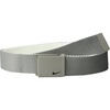 Nike Men’s Essentials Single Web Belt(Light Charcoal/White)