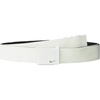 Nike Men’s Essentials Single Web Belt(White/Black)