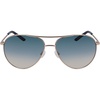 Nike Unisex Chance Aviator Sunglasses(Rose Gold/Navy Rose Gradient)