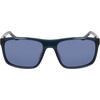 Nike Unisex Fire Large Polarized Rectangular Sunglasses(Armory Navy / Polar Blue)