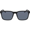 Nike Unisex Rave Polarized Square Sunglasses(Matte Black/Polar Grey)