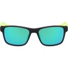 Nike mens Livefree Classic Rectangular Sunglasses(Matte Gridiron / Green Mirror)