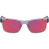 Nike mens Livefree Classic Rectangular Sunglasses(Matte Wolf Grey / Red Mirror)