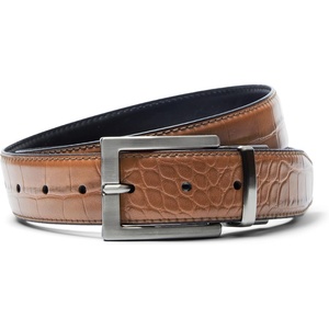 Nike Men’s Classic Reversible Belt(Tan Croc Texture/Black)