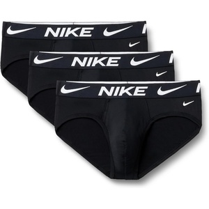 Nike Men’s Essential Micro Stretch Hip Brief Underwear (3-Pack)(Black / Black/ Black)
