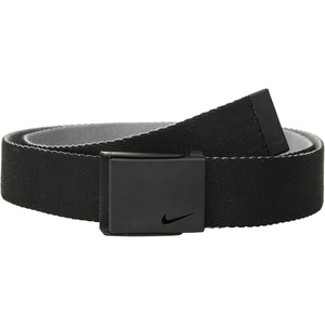 Nike Men’s Essentials Single Web Belt(Black/Grey)