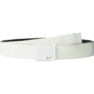 Nike Men’s Essentials Single Web Belt(White/Black)