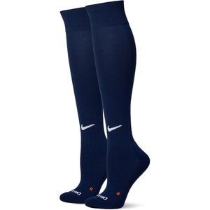 Nike Unisex Adult Baseball Softball Over-The-Calf Socks (2 Pairs) | Mens and Womens(College Navy/White)