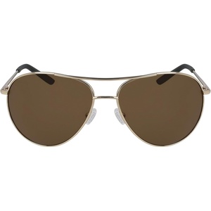 Nike Unisex Chance Aviator Sunglasses(Light Gold/Brown)