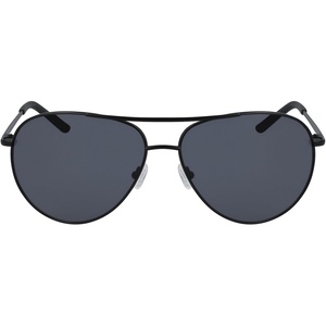 Nike Unisex Chance Aviator Sunglasses(Satin Black/Dark Grey)