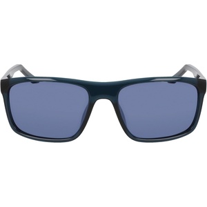 Nike Unisex Fire Large Polarized Rectangular Sunglasses(Armory Navy / Polar Blue)