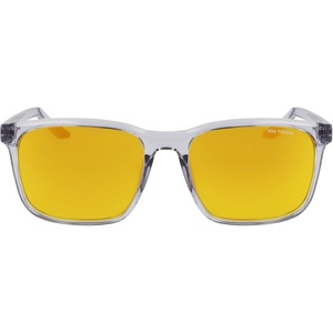 Nike Unisex Rave Polarized Square Sunglasses(Wolf Grey / Polar Orange Mir)