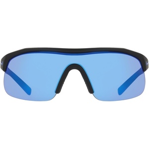 Nike Unisex Show X1 Rectangular Sunglasses(Matte Black / Blue Mirror)