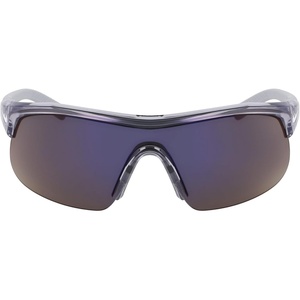 Nike Unisex Show X1 Rectangular Sunglasses(Shiny Wolf Grey/Blue Mirror)
