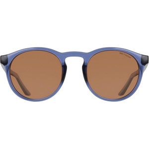 Nike Unisex Swerve Polarized Round Sunglasses(Blue Void / Polar Brown)