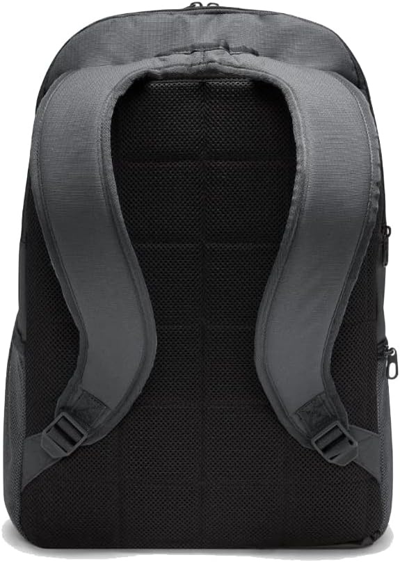 image:imageNike Unisex Adult Gameday Brasilia 95 Training Backpack 24L or 30L Mens and WomensIron GreyBlackWhite