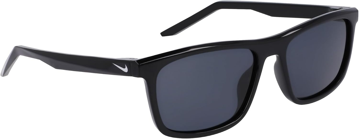 image:imageNike Unisex Embar Polarized Square SunglassesBlack Polar Grey