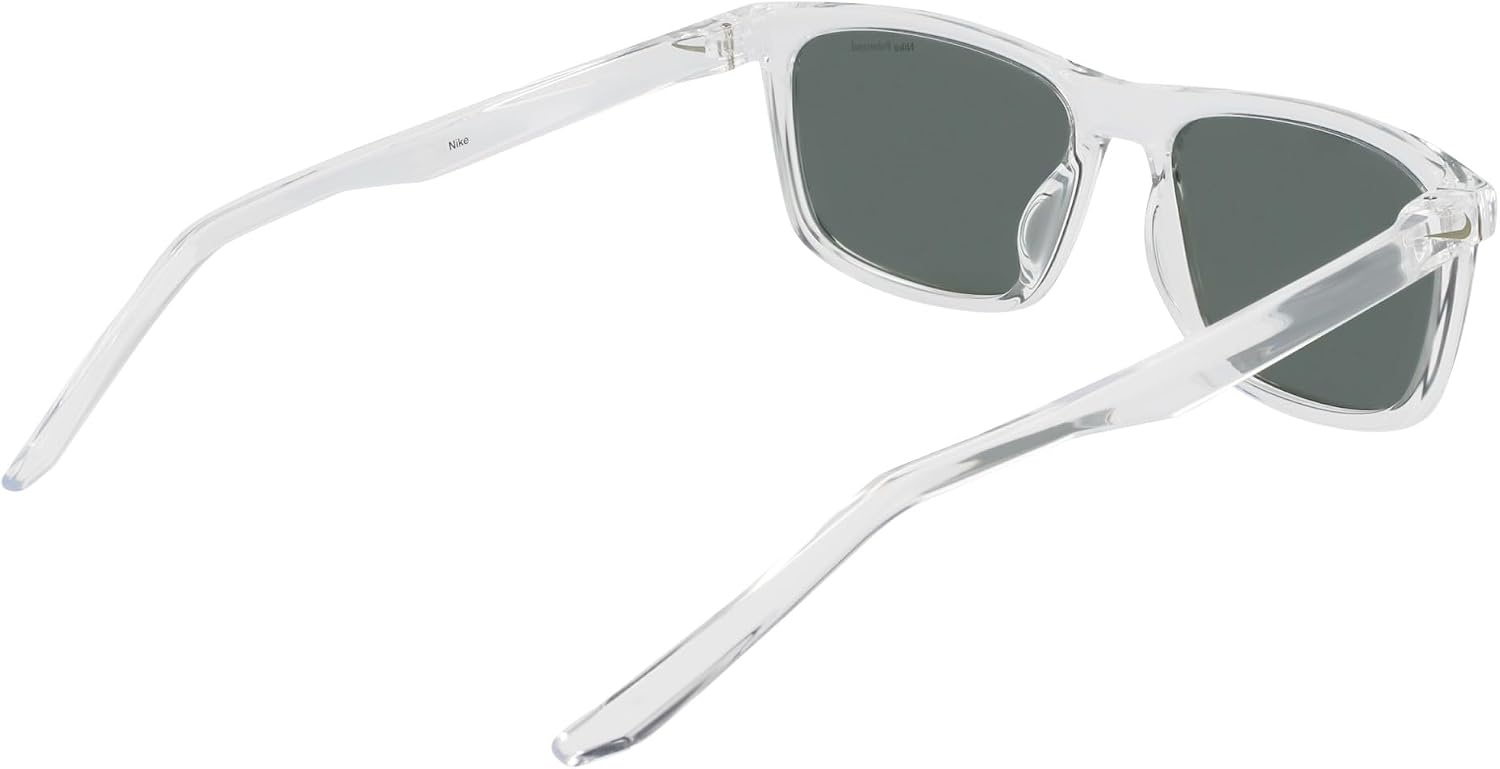 image:imageNike Unisex Embar Polarized Square SunglassesClear Polar Green