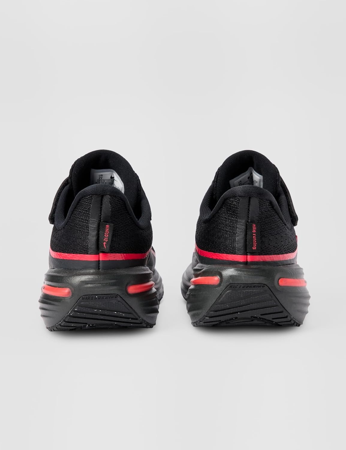 image:imageNike Unisex Kids Winflo 12 Running Shoes Boys and Girls SneakersBlackBlackred Orbitdark Smoke Grey