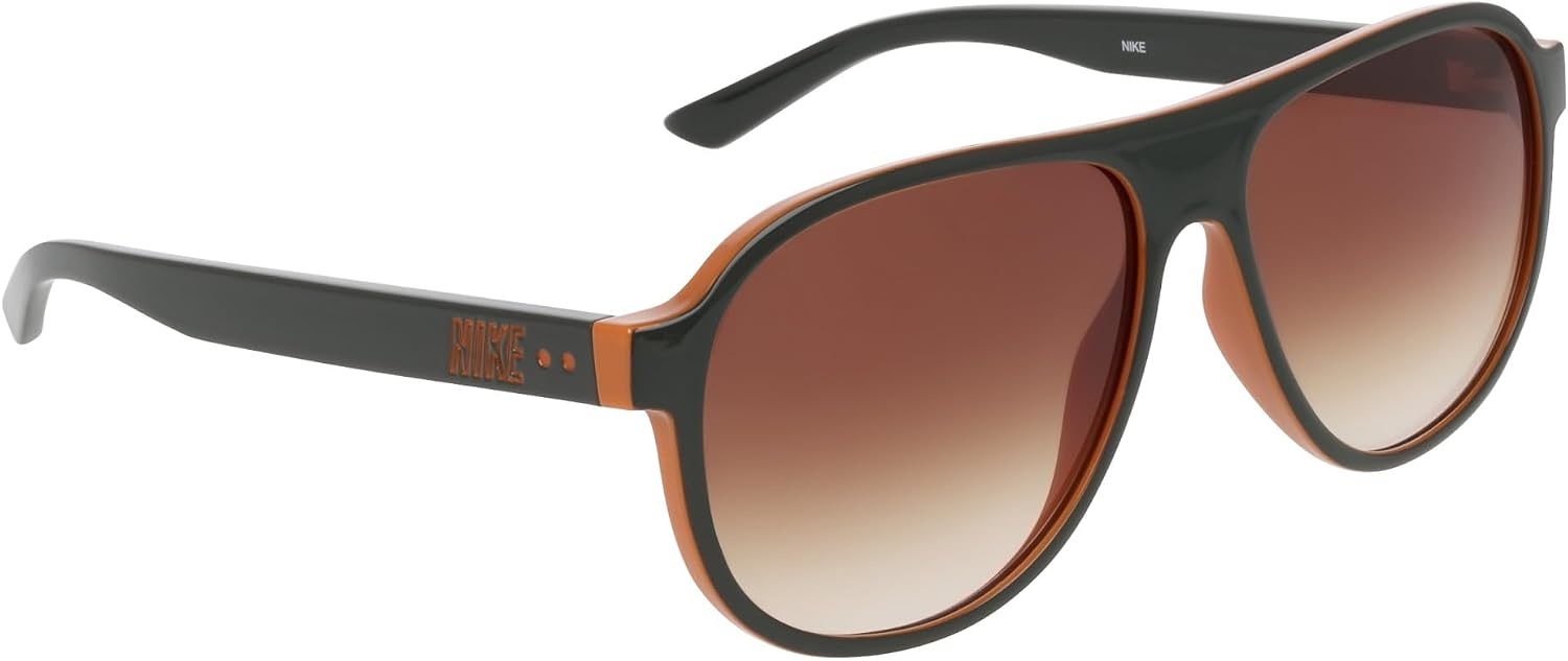 image:imageNike Unisex Vintage Icon Aviator SunglassesSequoia Brown Gradient
