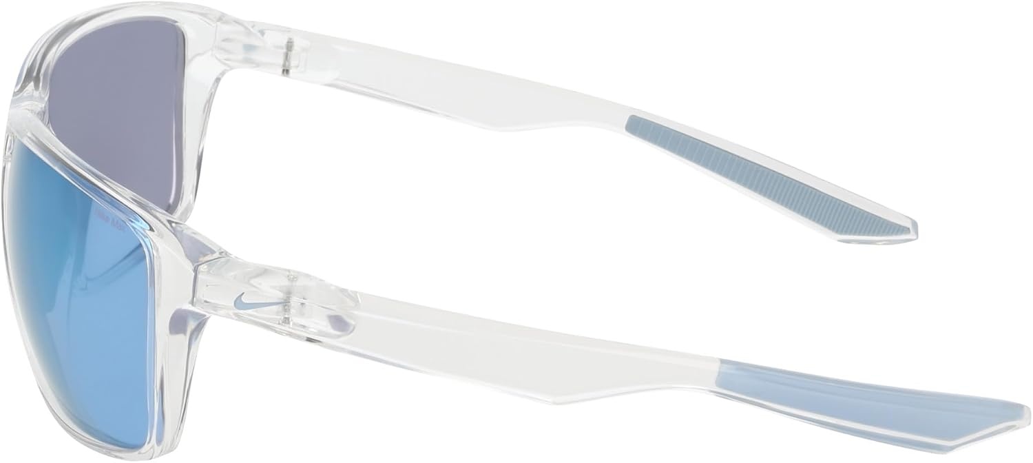 image:imageNike mens Nike Premier Zone Square SunglassesClear Ice Blue Mirror