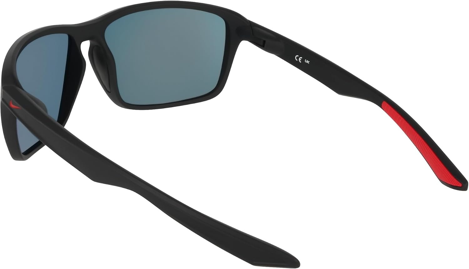 image:imageNike mens Nike Premier Zone Square SunglassesMatte Black Red Mirror
