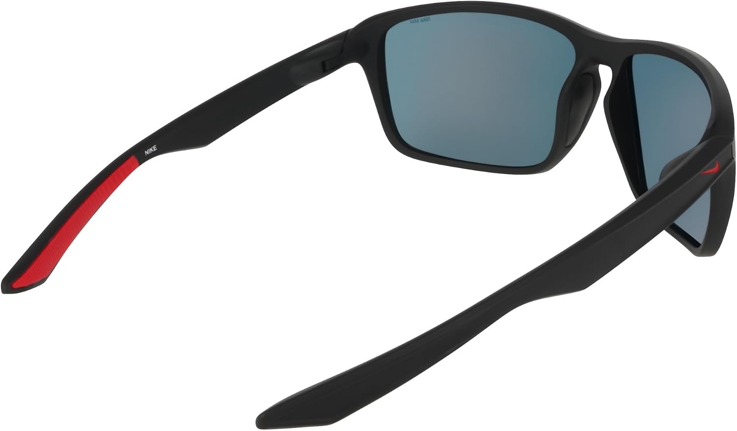 image:imageNike mens Nike Premier Zone Square SunglassesMatte Black Red Mirror