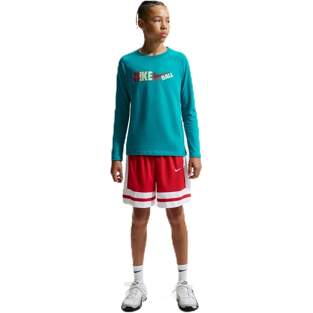 image:imageNike Big Kids Club Basketball Max90 LongSleeve TShirt  Boys and GirlsEnergy