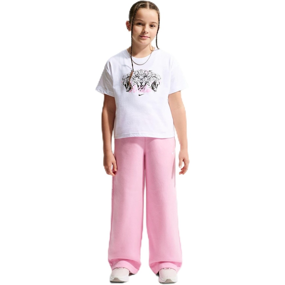 image:imageNike Girls Sportswear Boxy Bear TShirtWhiteAop
