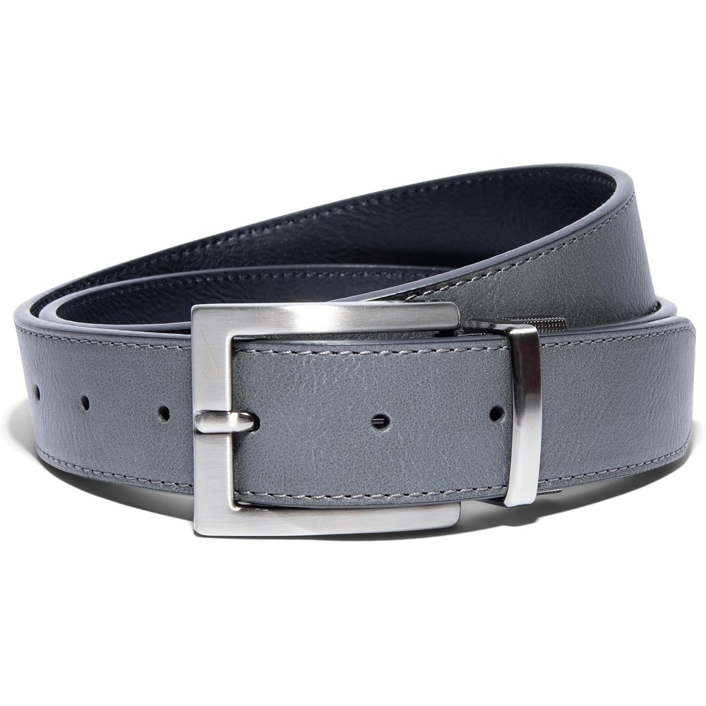 image:imageNike Mens Core Reversible BeltDark GreyBlack Pebble Grain