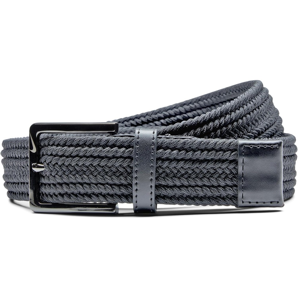 image:imageNike Mens Stretch Woven BeltDark Grey Herringbone