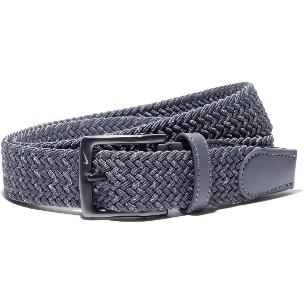 image:imageNike Mens Stretch Woven BeltDk Grey Heathered