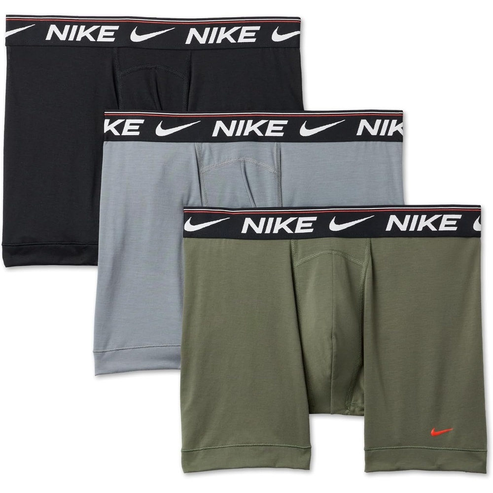 image:imageNike Mens Ultra Comfort Boxer Brief Underwear 3PackAsh