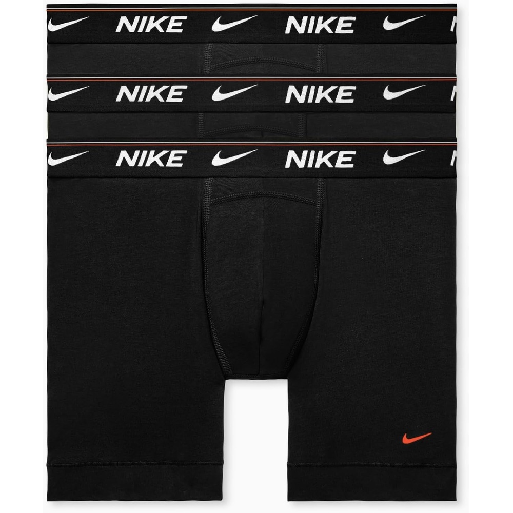image:imageNike Mens Ultra Comfort Boxer Brief Underwear 3PackBlack Black Black