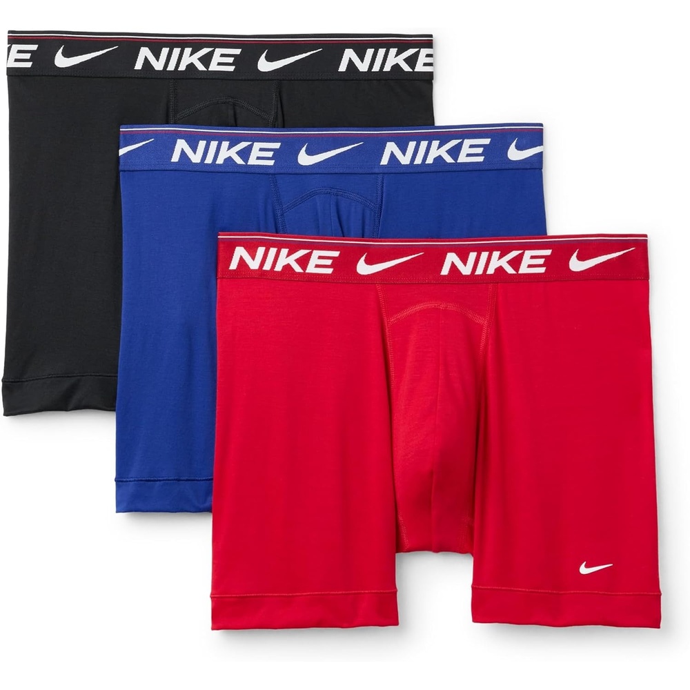 image:imageNike Mens Ultra Comfort Boxer Brief Underwear 3PackGym RedDeep Royal BlueBlack