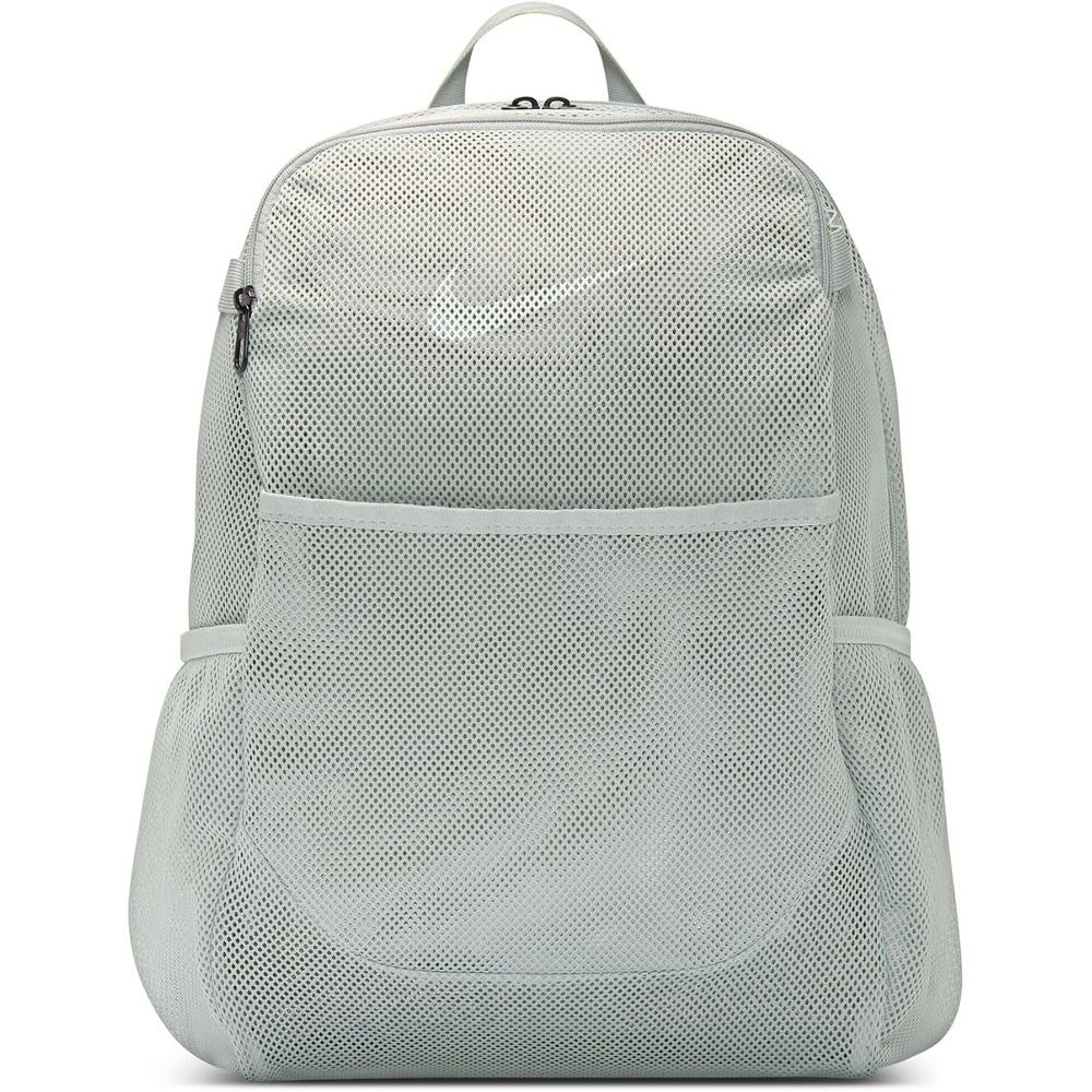 image:imageNike Unisex Adult Gameday Brasilia Mesh Backpack 27L  Mens and WomensLight Smoke GreyLight Smoke GreyWhite