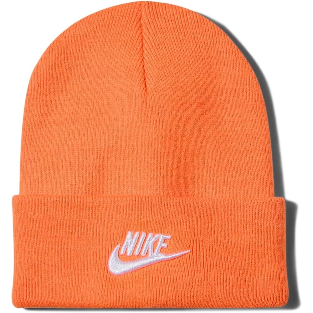 image:imageNike Unisex Adult Peak Futura BeanieTotal OrangeWhite