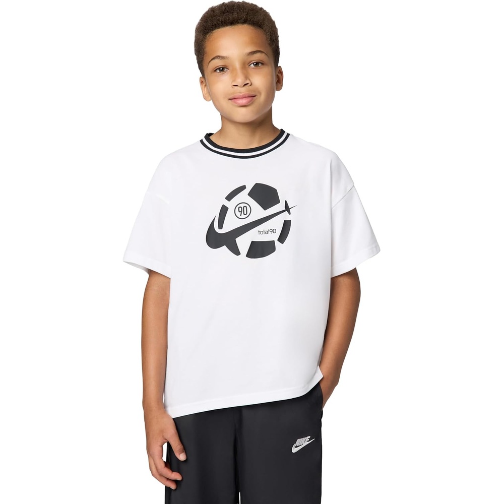 image:imageNike Unisex Big Kids DriFIT Total90 Soccer TShirt Boys and GirlsWhite