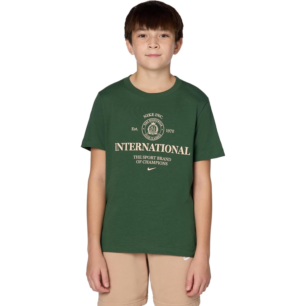 image:imageNike Unisex Big Kids Sportswear Club Rules TShirt Boys and GirlsFir