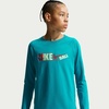 Nike Big Kids’ Club Basketball Max90 Long-Sleeve T-Shirt – Boys and Girls(Energy)