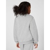 Nike Big Kids’ Sportswear Club Fleece Crew-Neck Sweatshirt – Boys and Girls(Dark Grey Heather/White)
