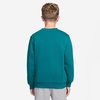 Nike Big Kids’ Sportswear Club Fleece Crew-Neck Sweatshirt – Boys and Girls(Energy/White)