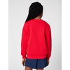 Nike Big Kids’ Sportswear Club Fleece Crew-Neck Sweatshirt – Boys and Girls(University Red/White)