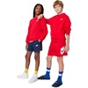Nike Big Kids’ Sportswear Club Fleece Crew-Neck Sweatshirt – Boys and Girls(University Red/White)