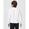 Nike Big Kids’ Sportswear Club Fleece Crew-Neck Sweatshirt – Boys and Girls(White/Black)
