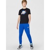 Nike Big Kids’ Sportswear Club Graphic T-Shirt Large Swoosh – Boys Girls(Black/(3d))