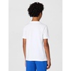 Nike Big Kids’ Sportswear Club Graphic T-Shirt Large Swoosh – Boys Girls(White/(3d))